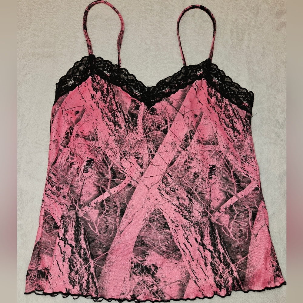 Naked North Pink Camo Camisole Small
